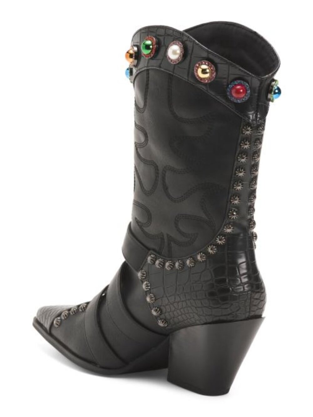 AZALEA WANG Willowe Western Boots - Picture 2 of 7